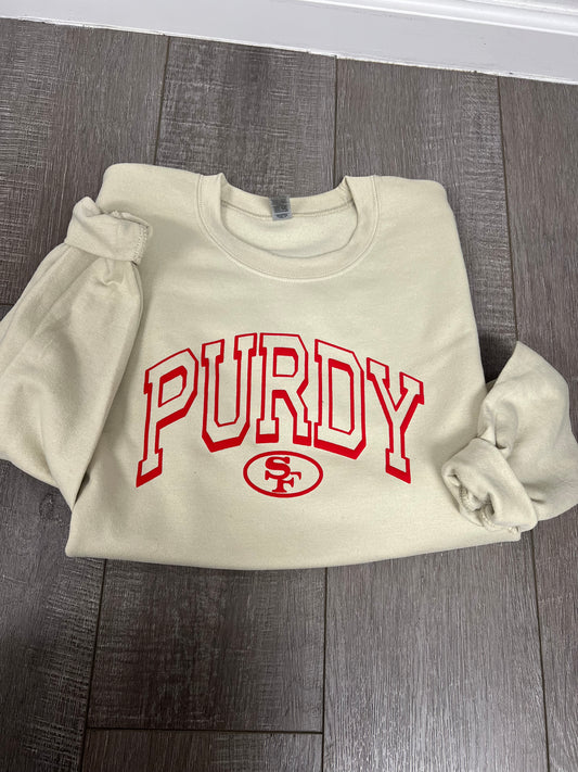 CUSTOM PLAYER NAME SF puff sweatshirt