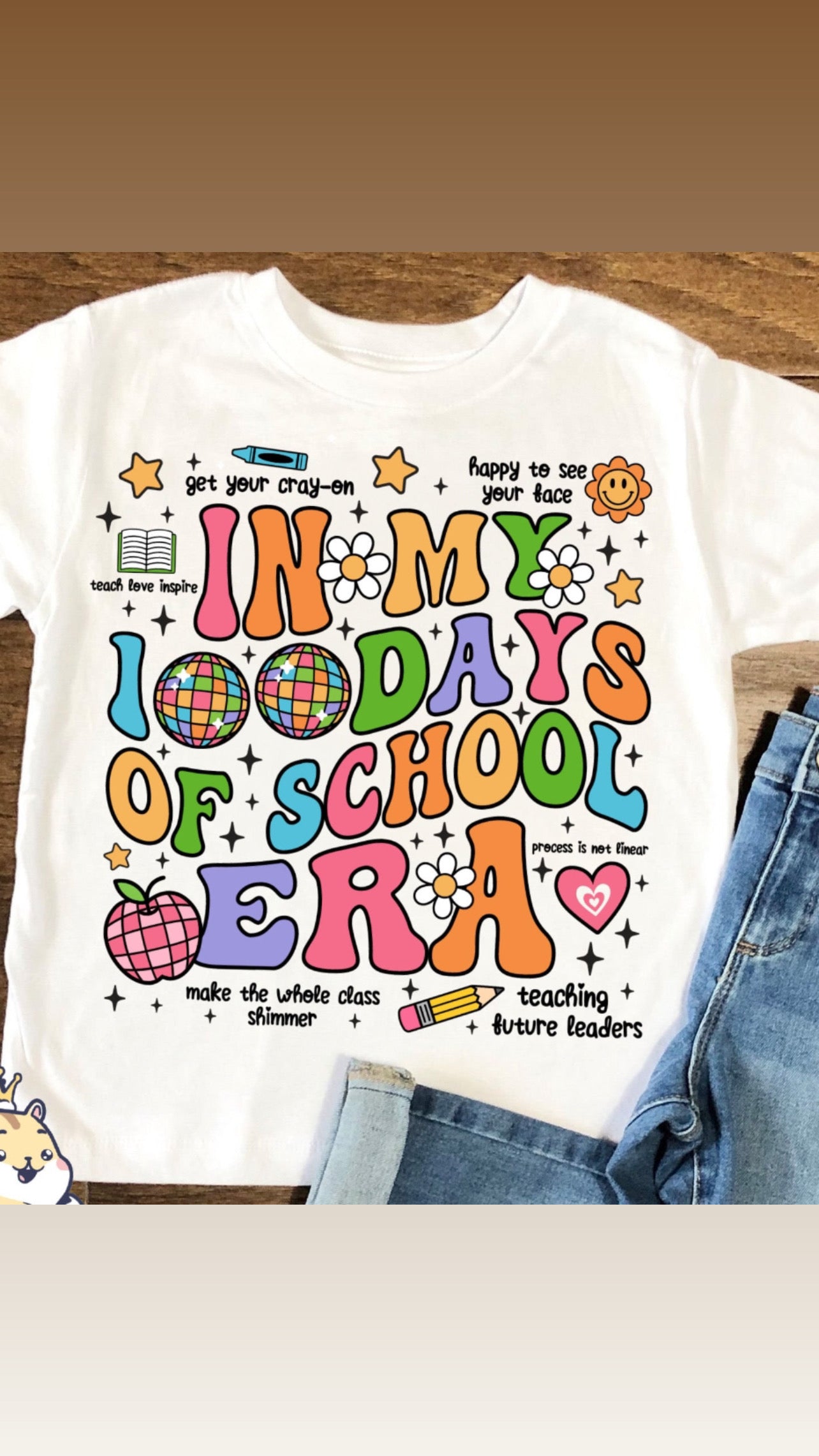 100 days of school Era Tee