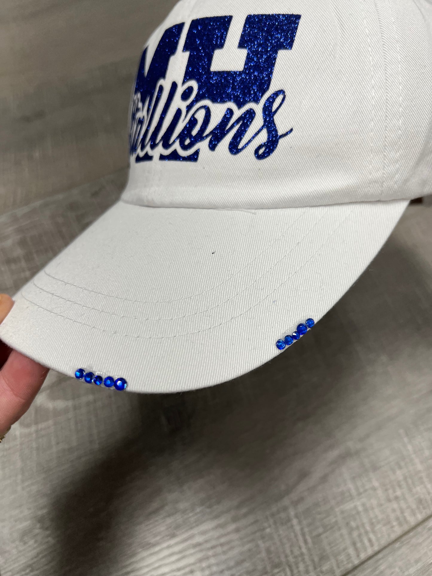 MH STALLIONS GLITTER GAME DAY HAT W STONES
