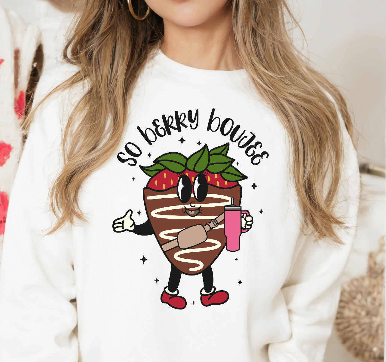 So Berry Boujee sweatshirt