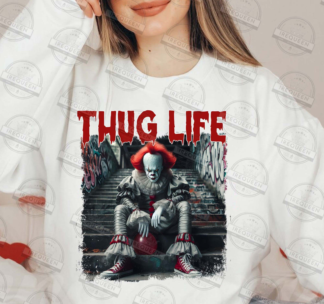 Thug life scary Clown