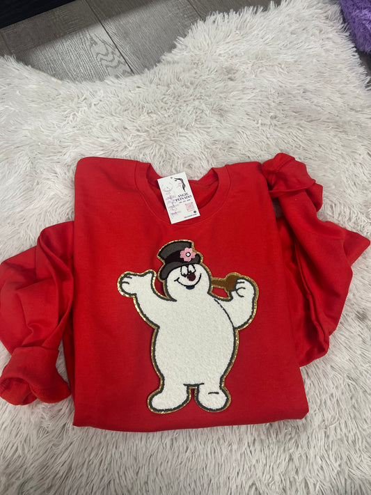 Frosty Full body Patch Sweatshirt