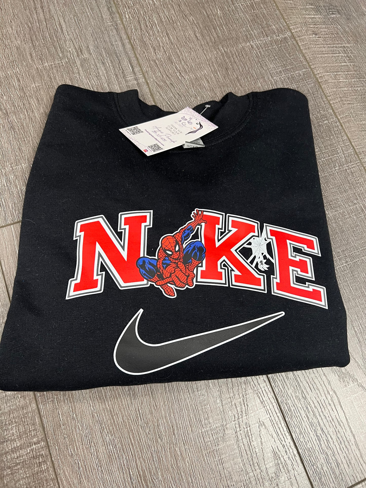 Spidey Swoosh printed