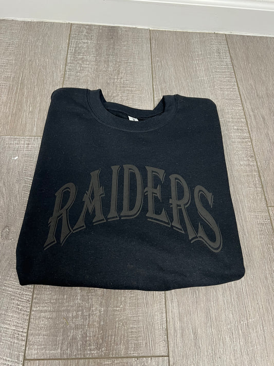 BLACK puff sweatshirt