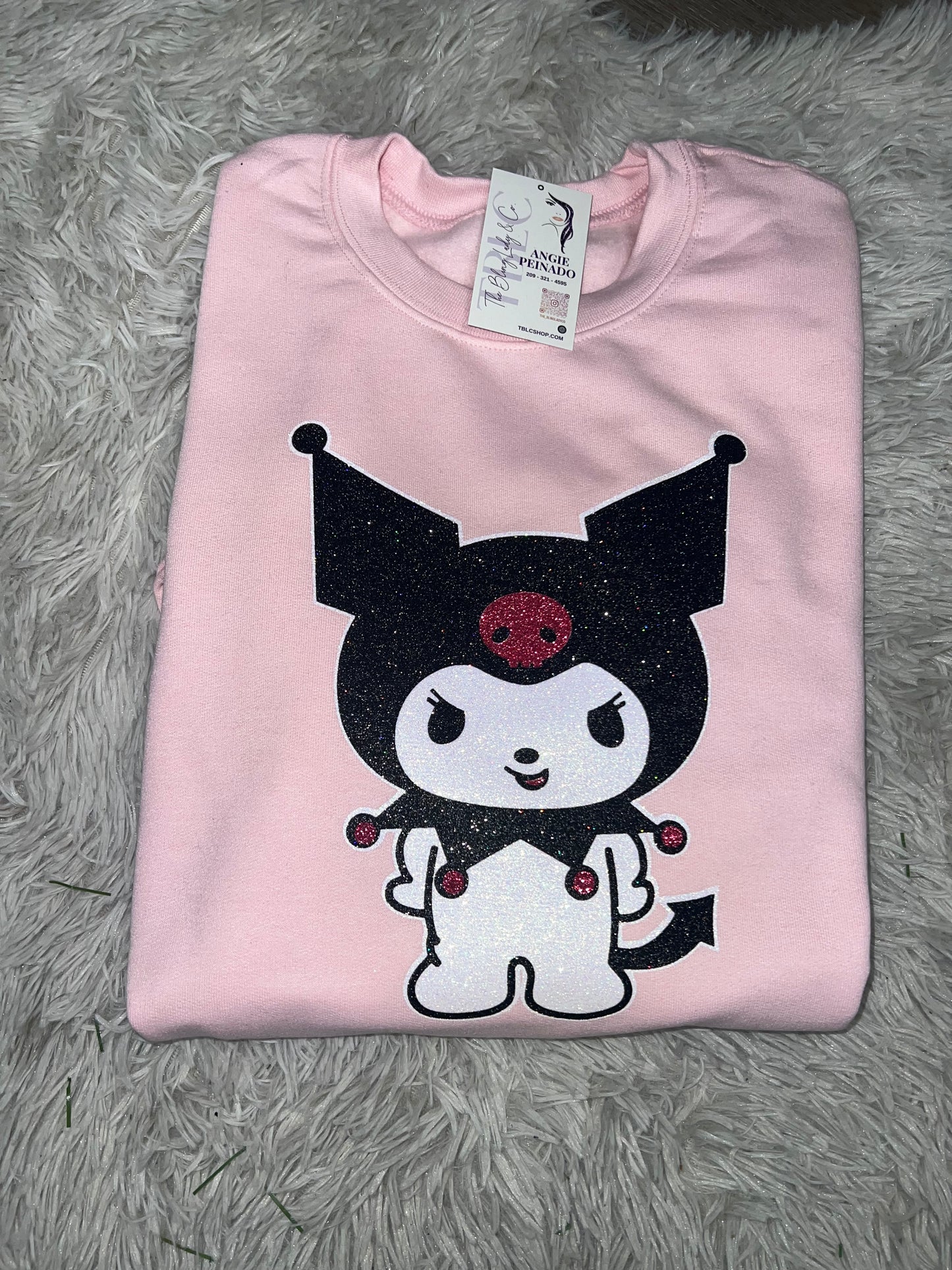 Glitter Kuromi Sweater