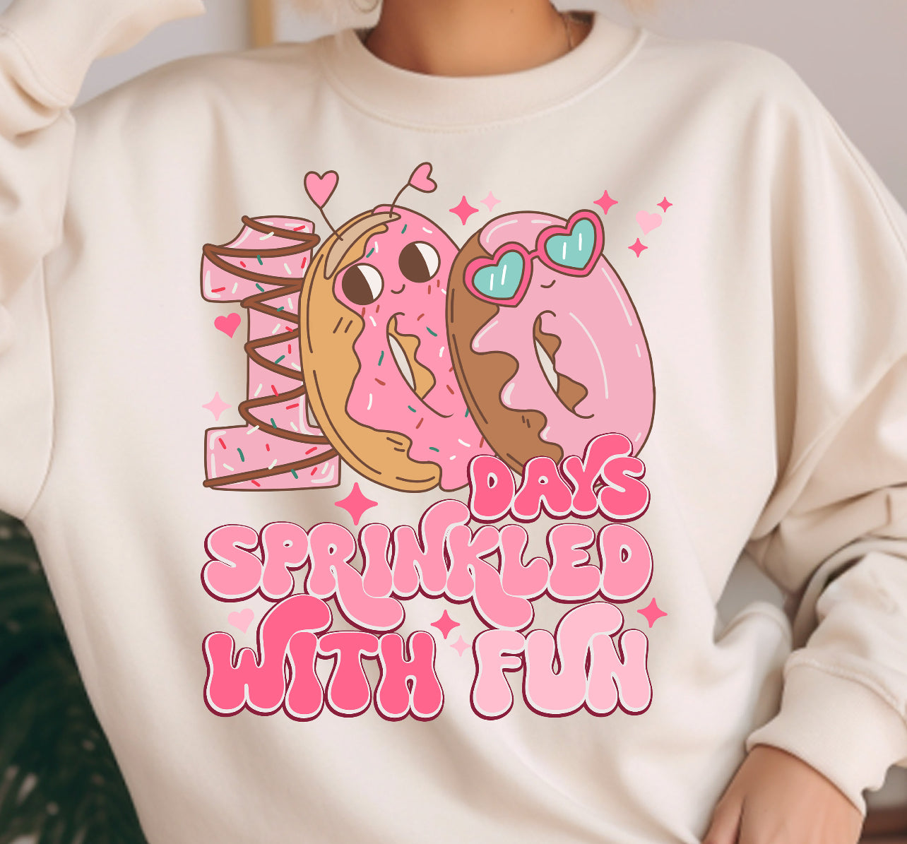 100 Days Sprinkled With fun sweatshirt