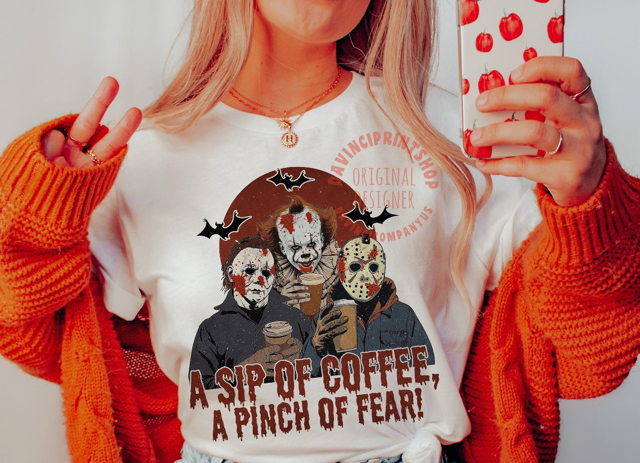 Sip of coffee a Pinch of Fear