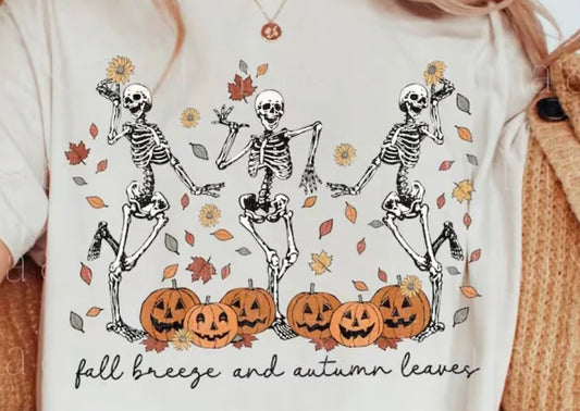 Fall Breeze Dancin Skeletons