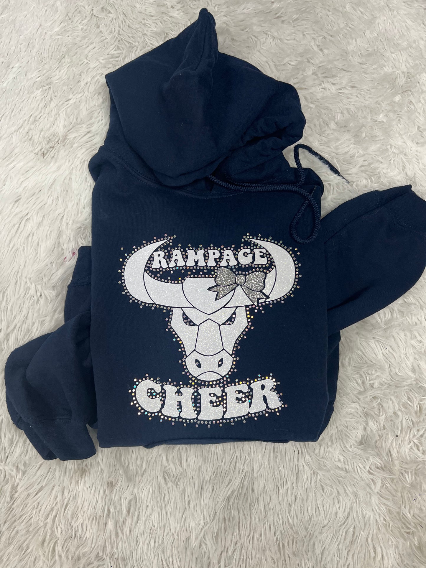 Rampage Cheer Bling Hoodie