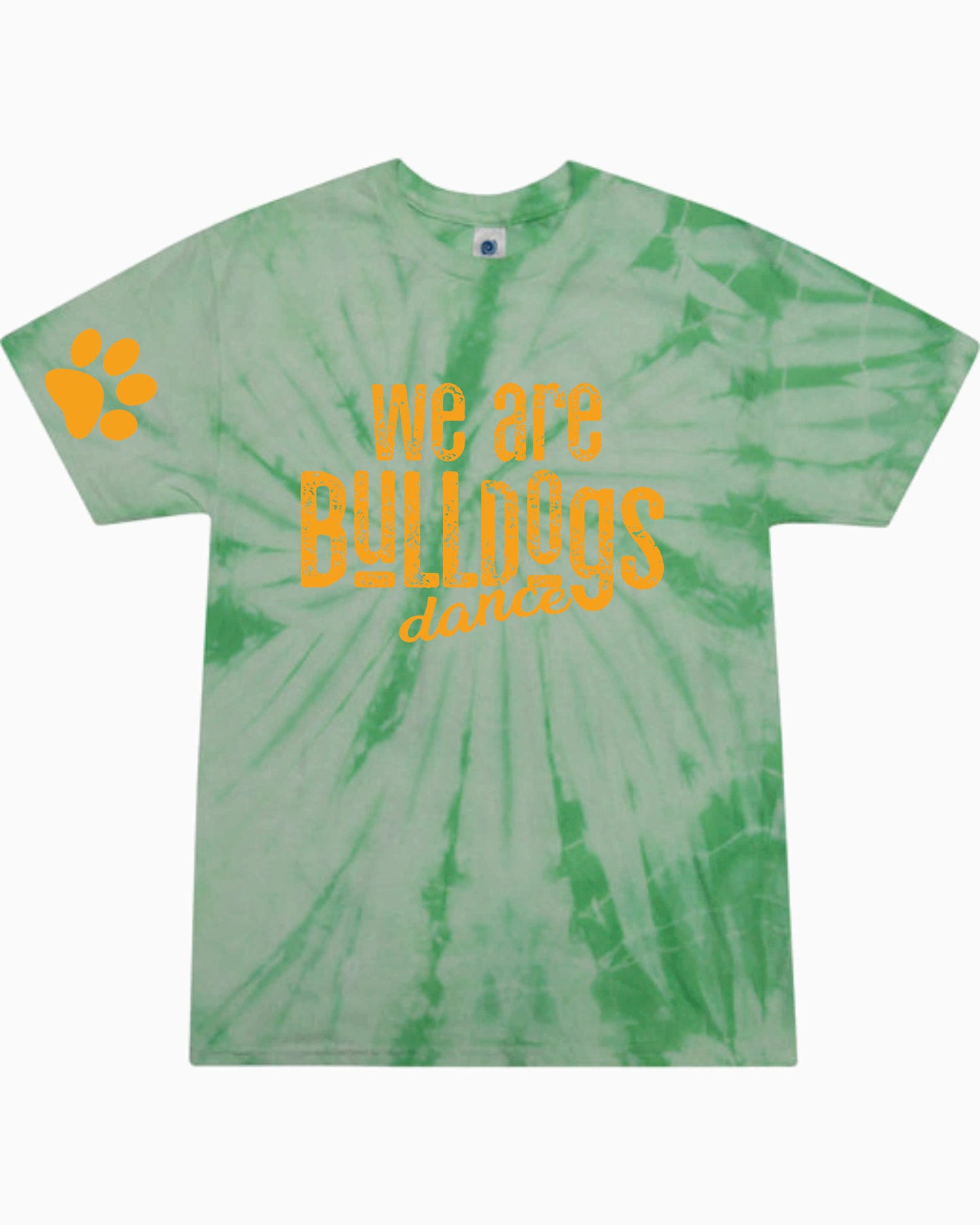 THS DANCE WE ARE BULLDOGS TIE DYE