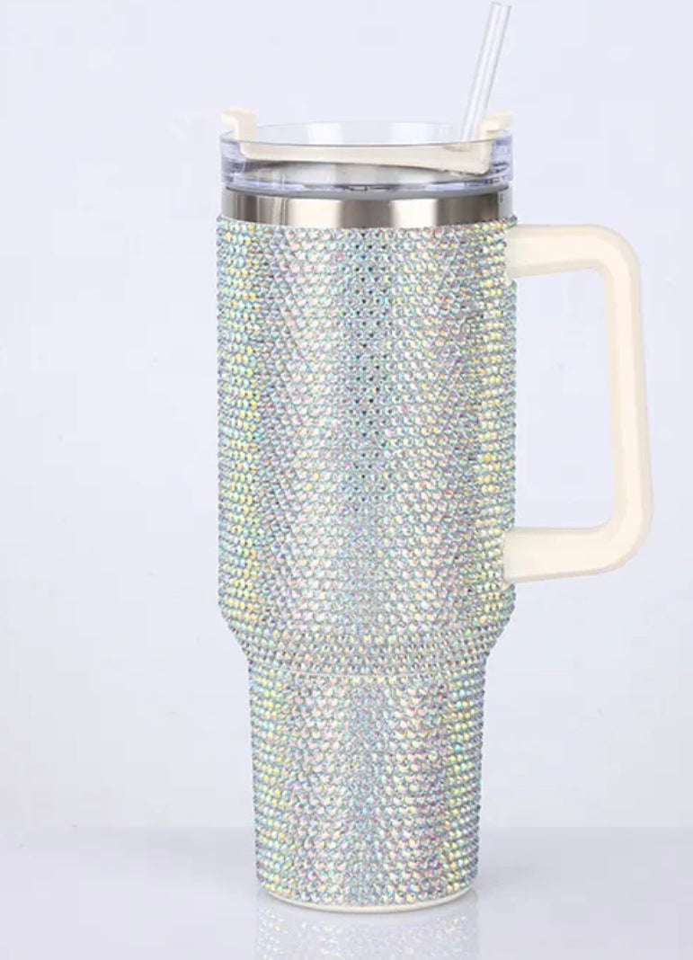 Bling 40 oz. Tumbler W/Handle
