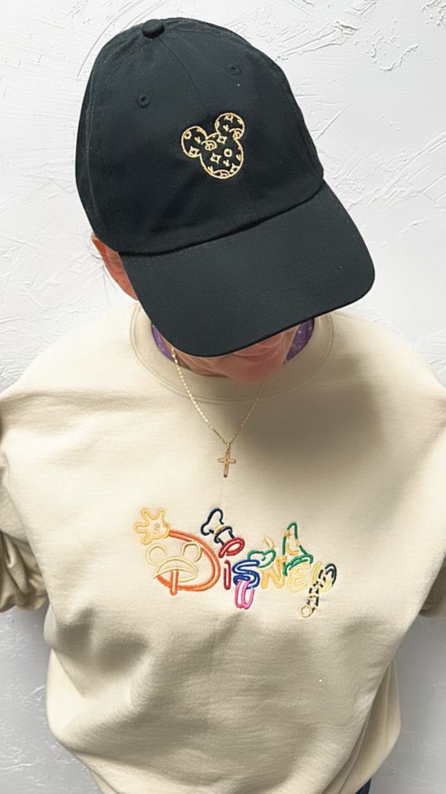 HAPPIEST PLACE Embroidered Sweatshirt