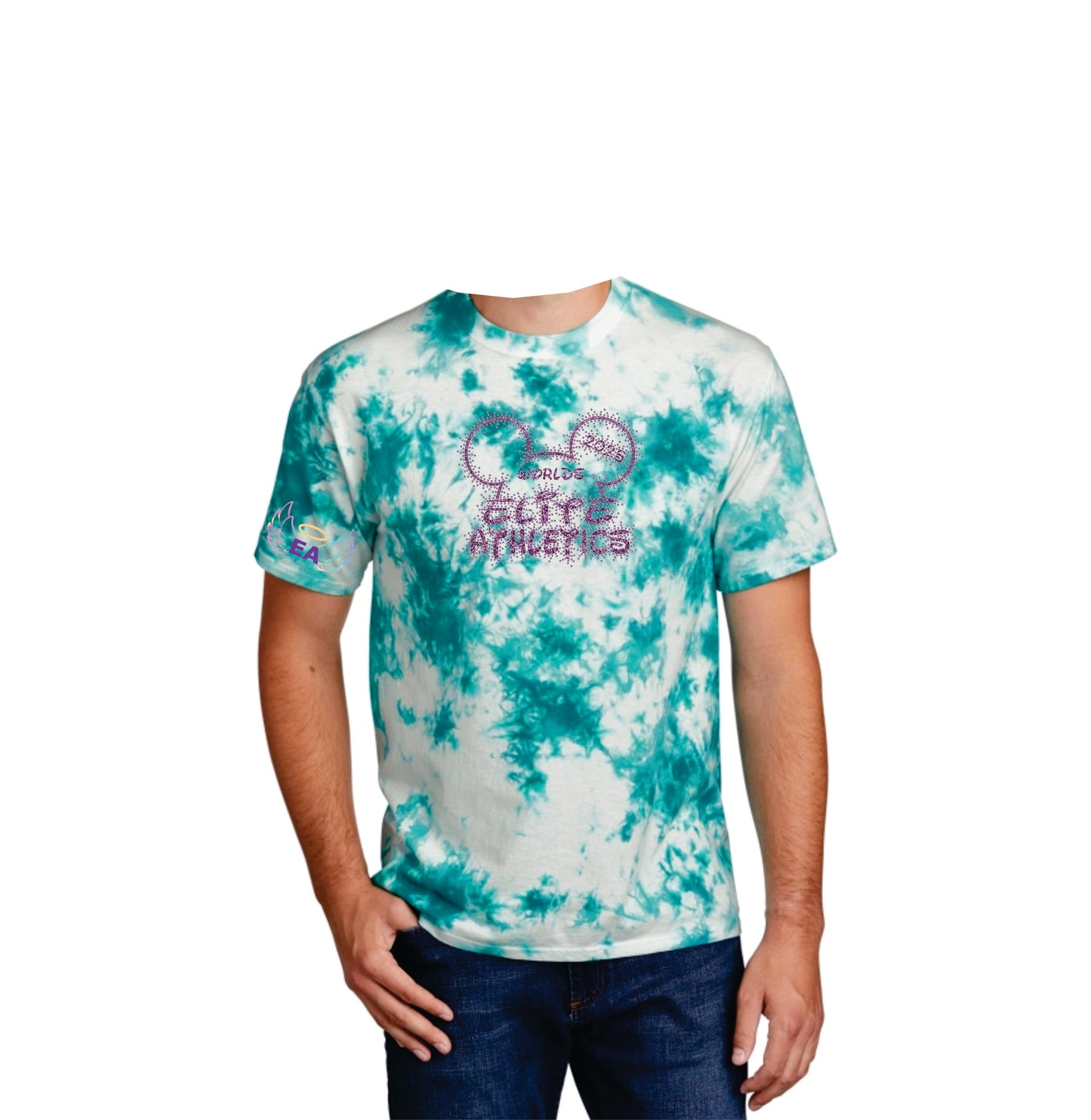 AE Worlds tie Dye or Black shirt