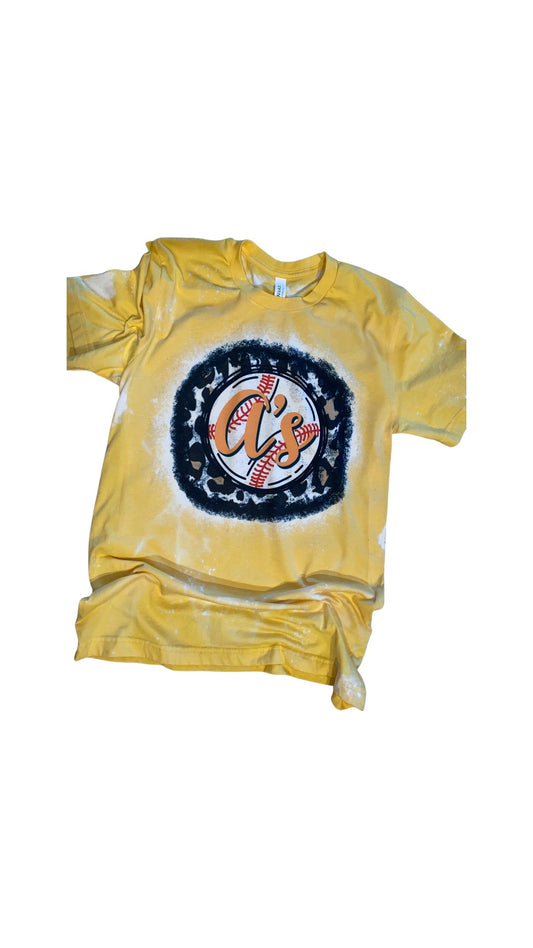 Bleached Baseball Tee