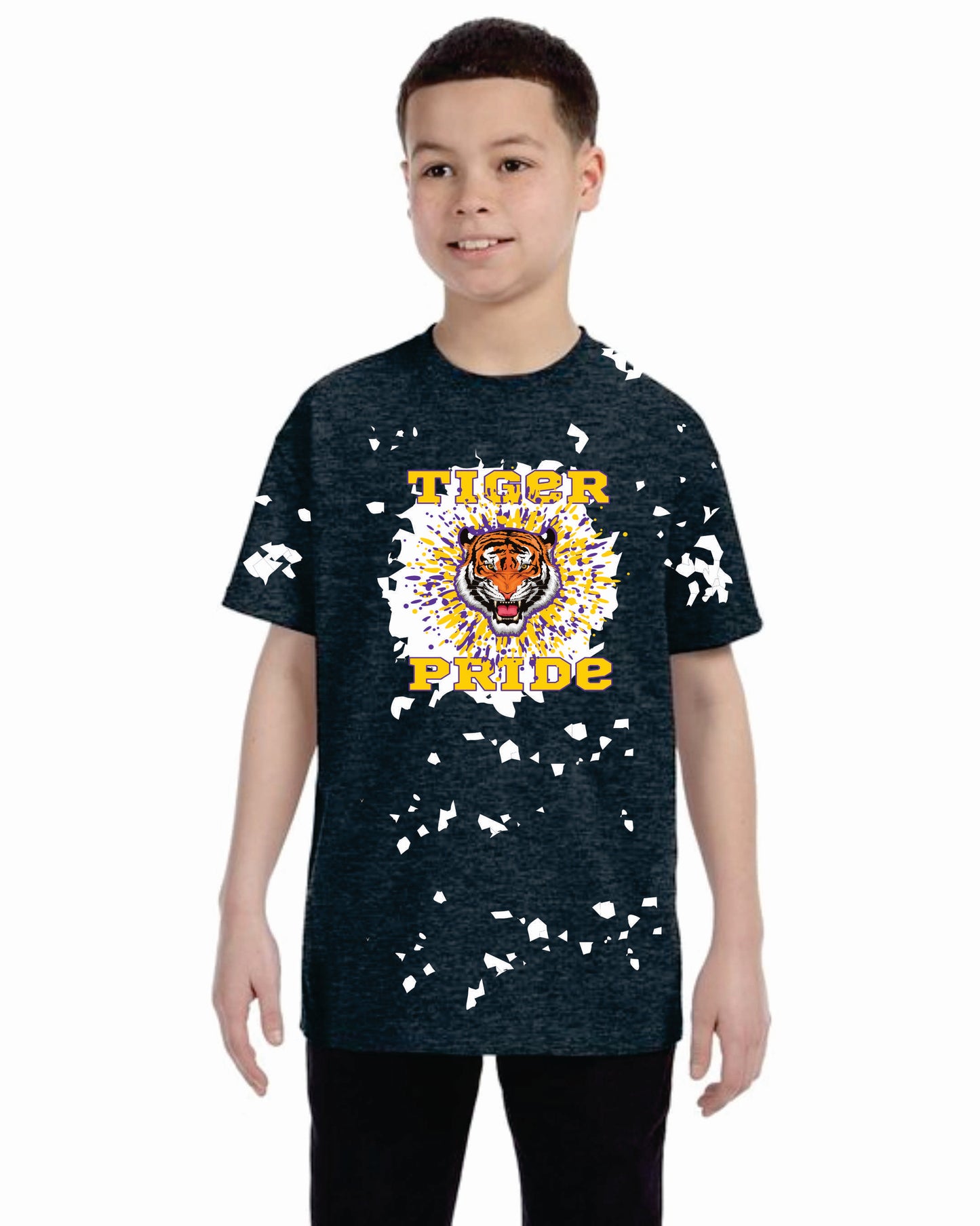 TRAINA TIGER PRIDE BLEACHED TEE