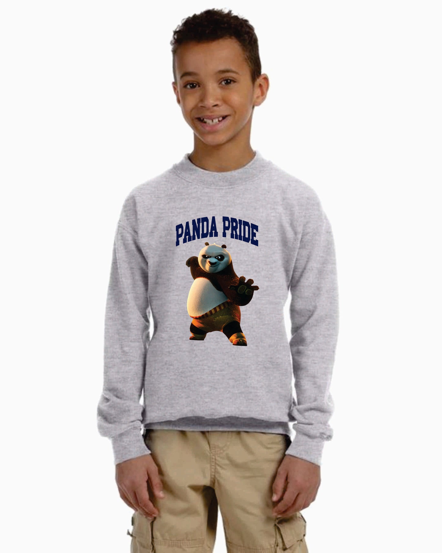 VILLALOVOZ KUNG PRIDE LIGHT GRAY SWEATSHIRT