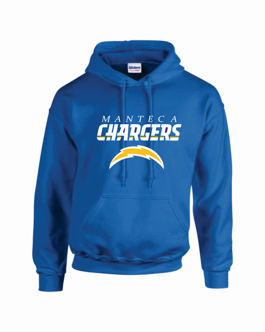 MC CHARGERS LOGO HOODIE-ROYAL