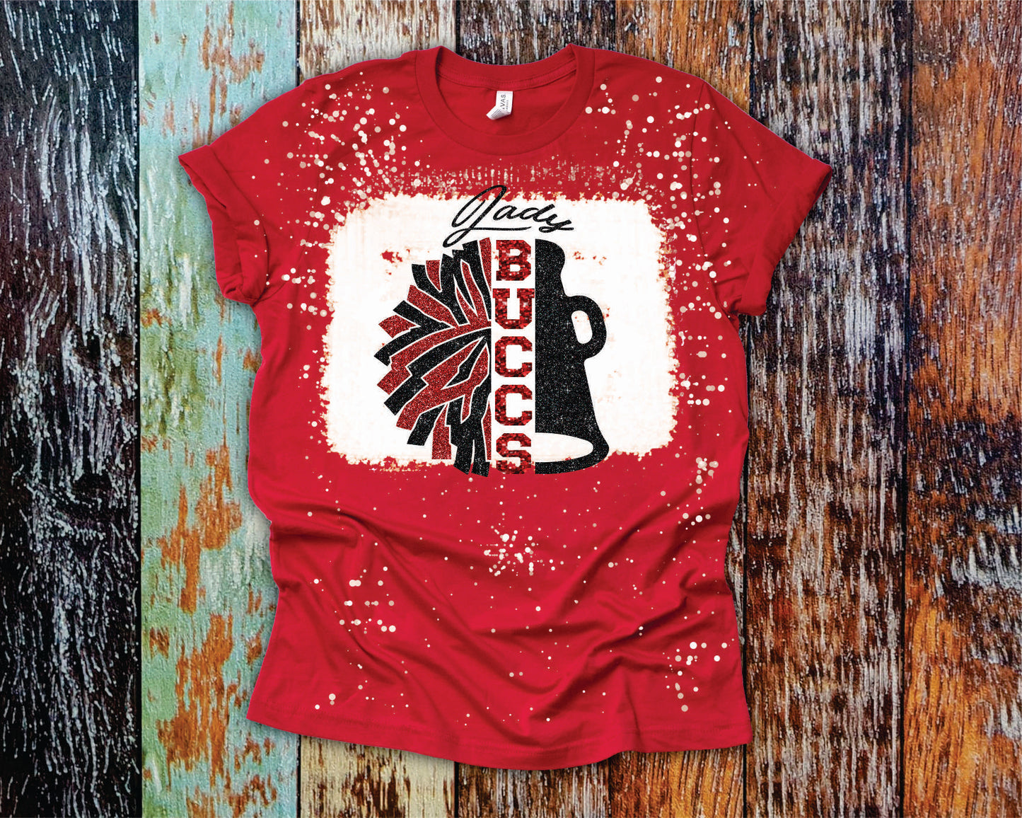 Tracy Lady Buccs Bleached Cheer Tee