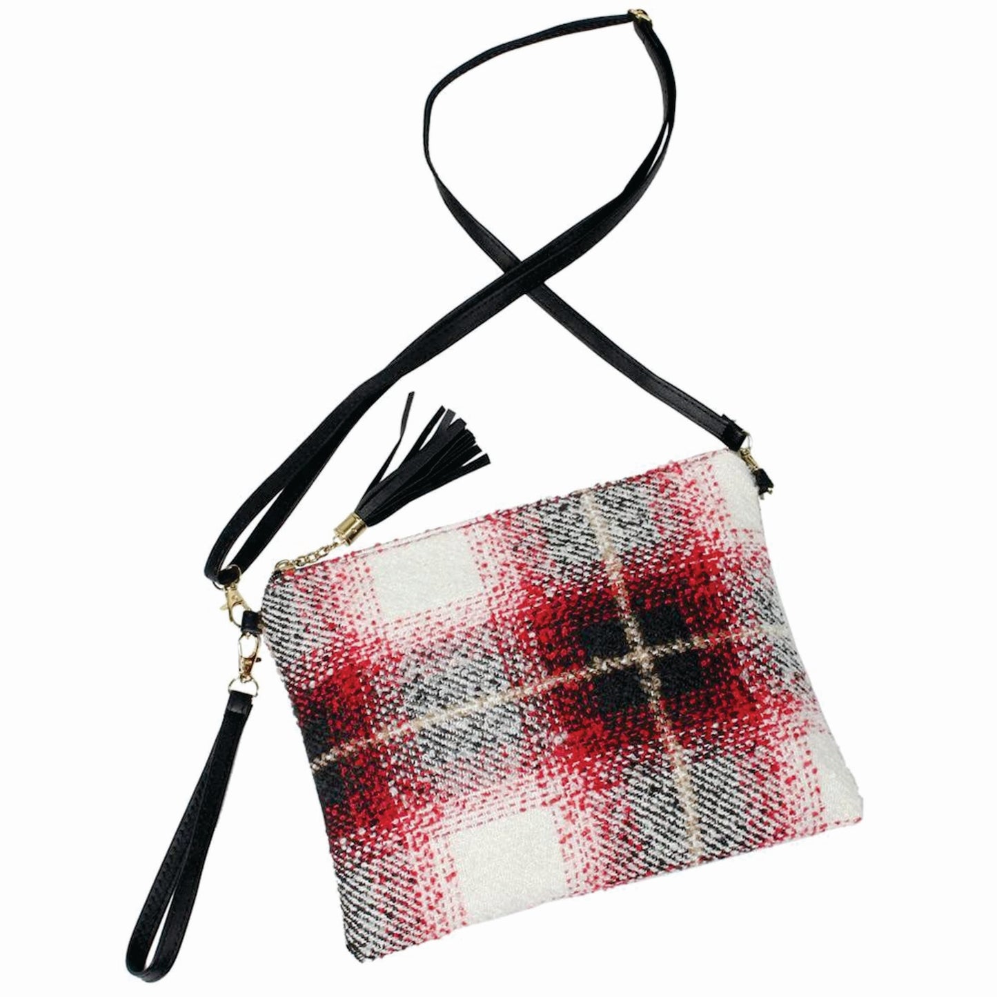 Tassel Plaid handbag