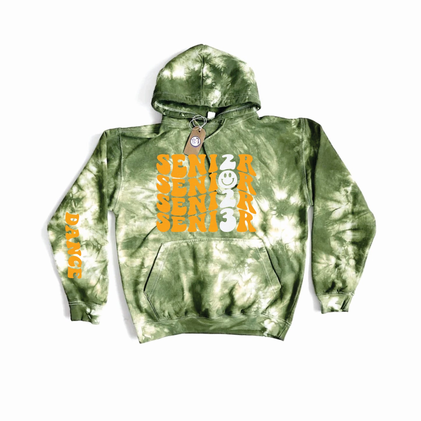 THS BULLDOGS SENIOR TIE DYE HOODIE
