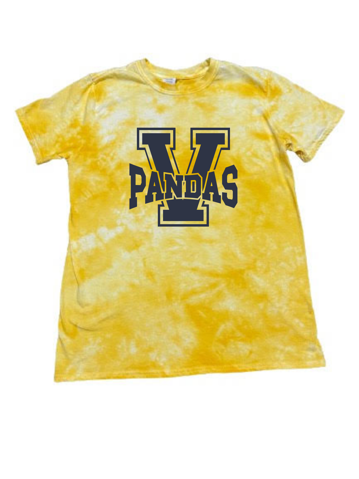 VILLALOVOZ PANDAS VARSITY TIE DYE TEE