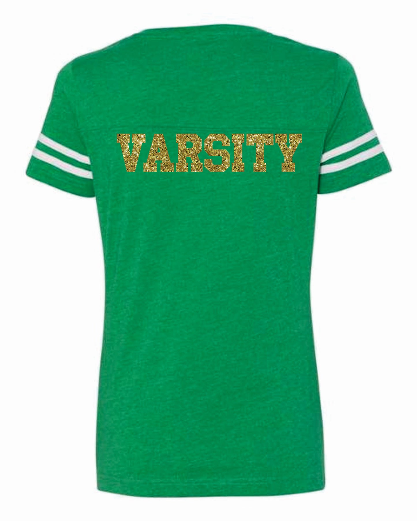 THS CHEER MOM VARSITY V NECK TEE *Glitter*