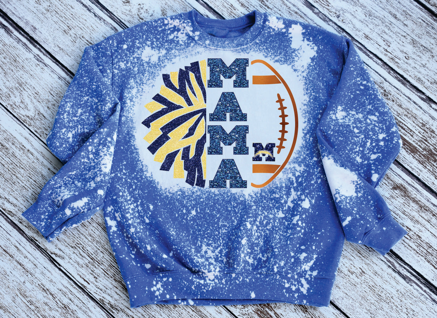 Manteca Chargers Mama of both Bleached sweatshirt