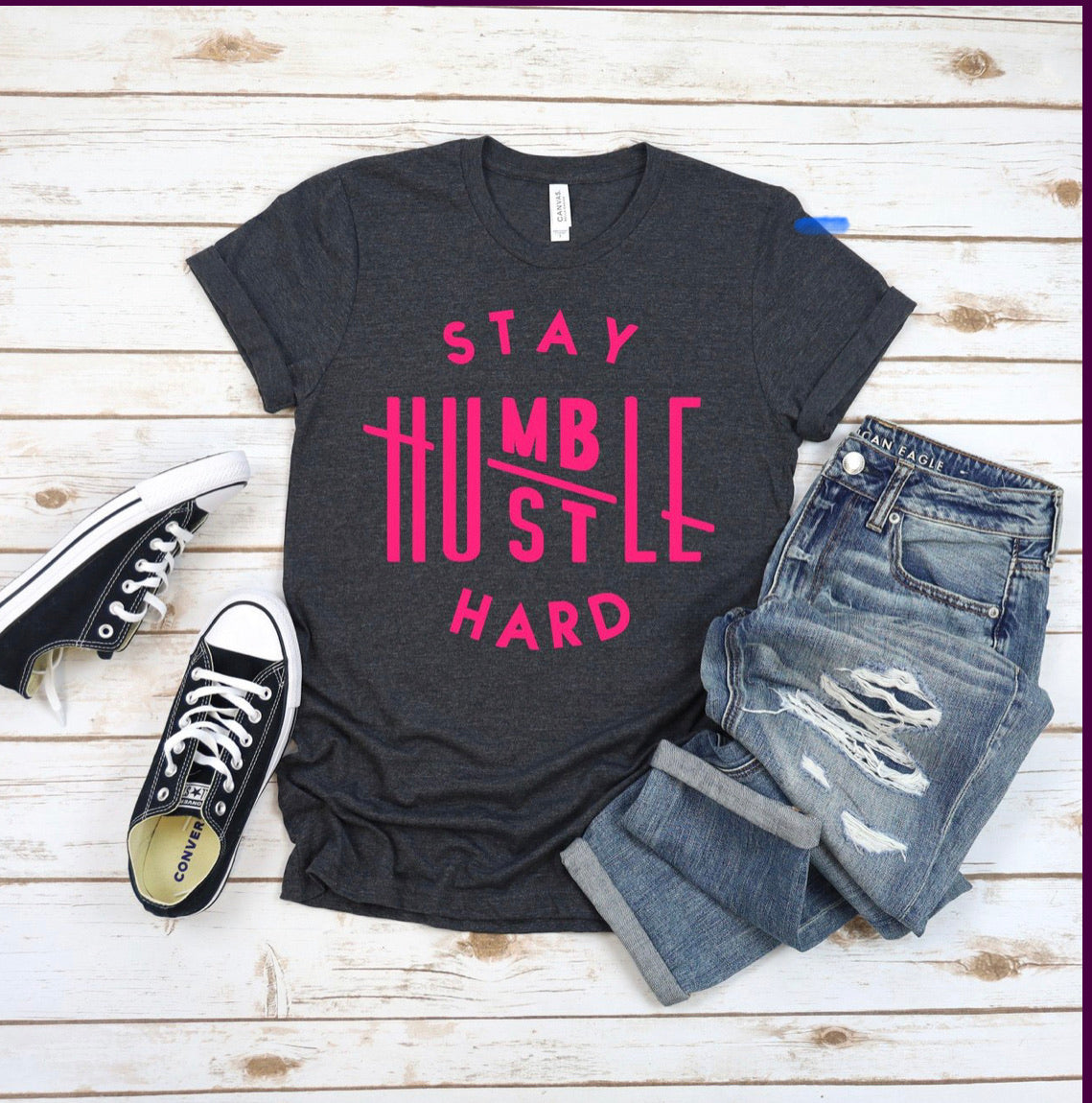 Stay Humble Hustle Hard Tee