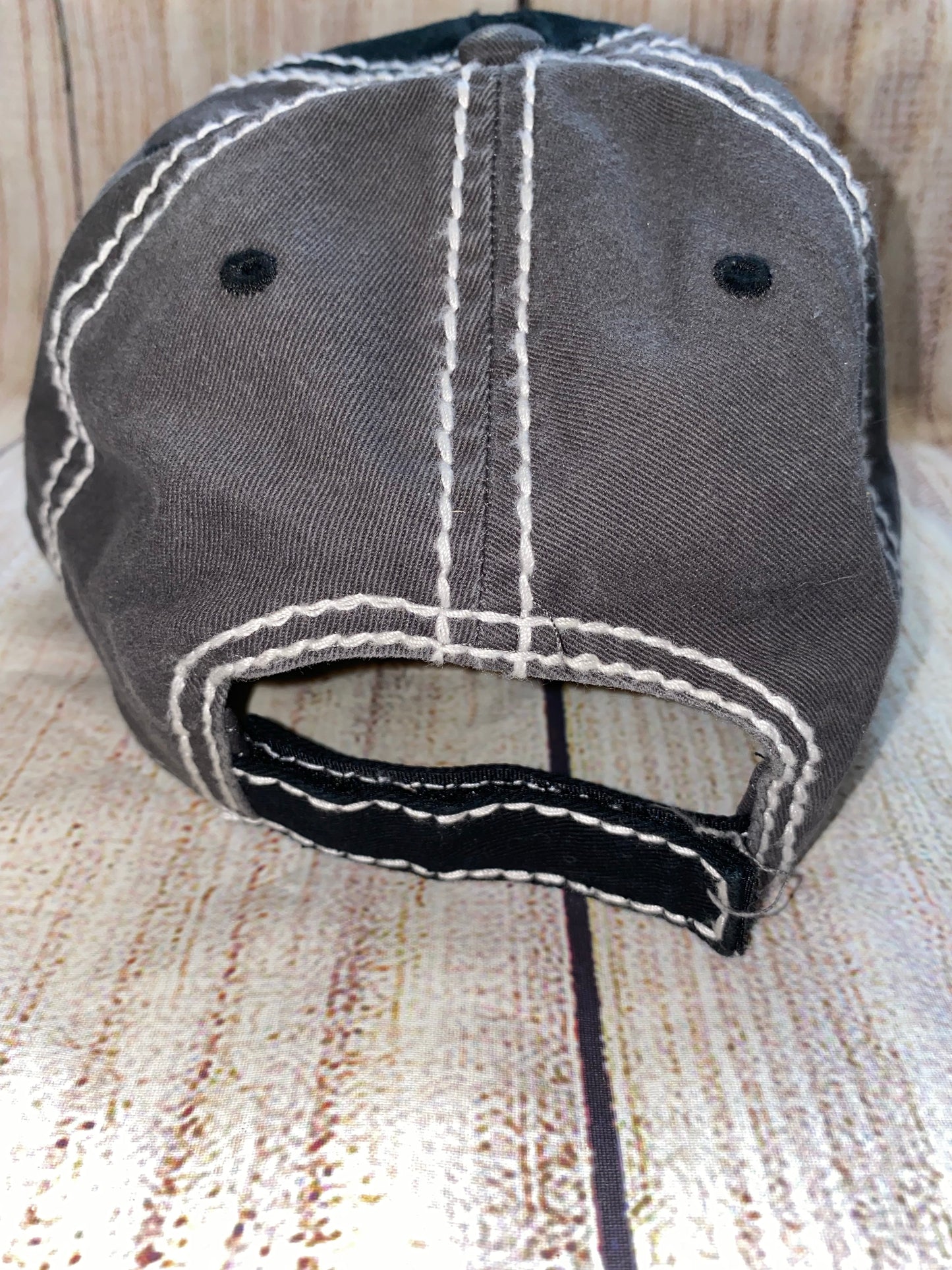 Tracy Raiders GLITTER Distressed game day cap