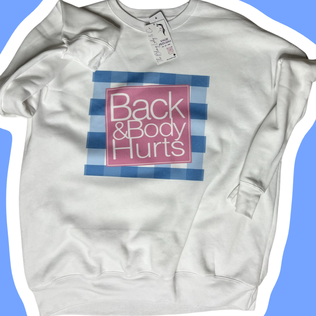 Back and Body crewneck