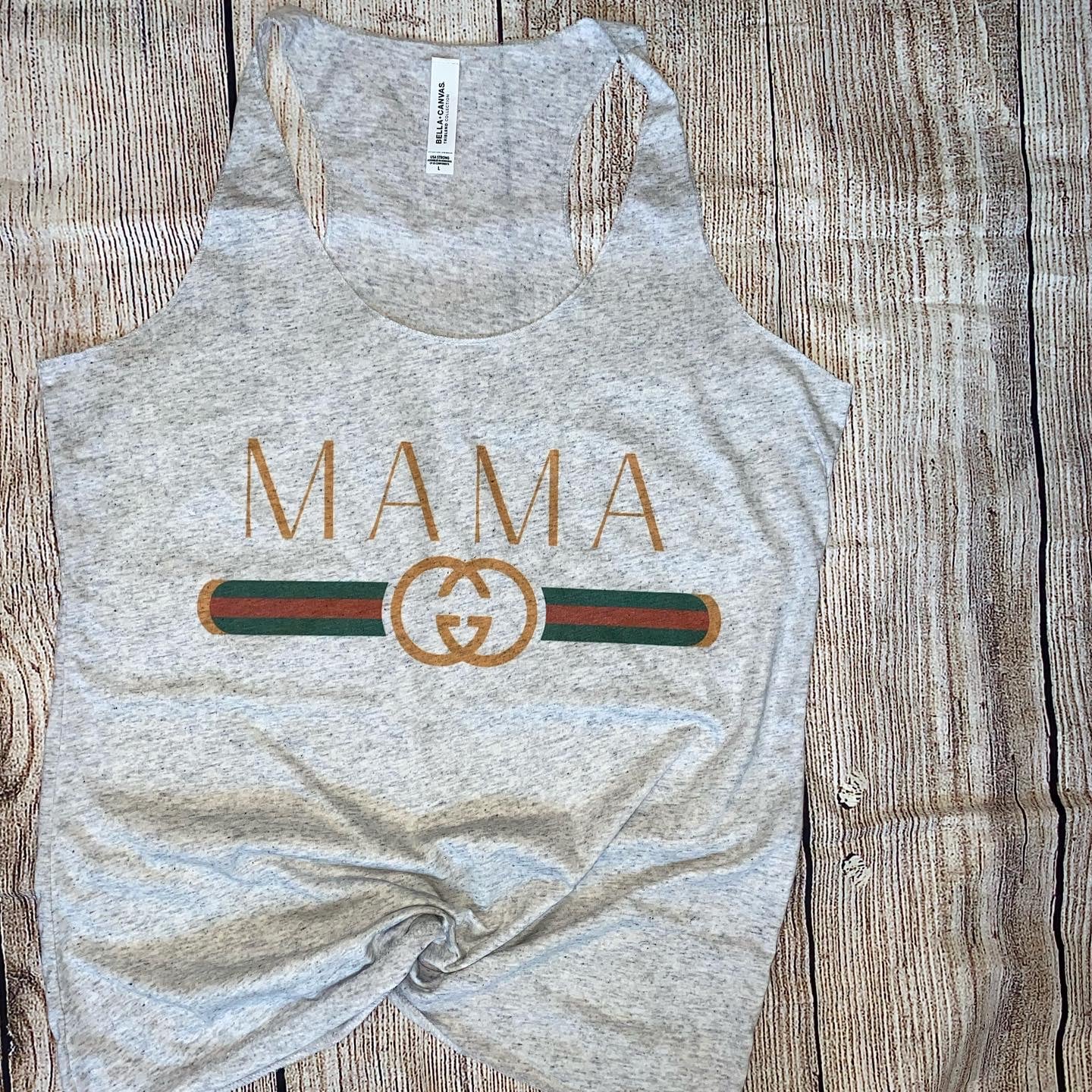 Mama Luxury Racerback Tank