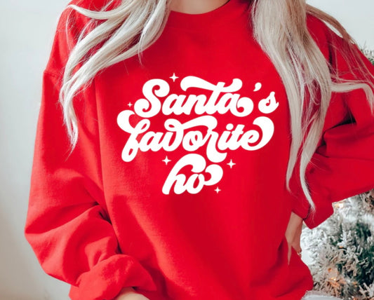 Santas Favorite ho crewneck