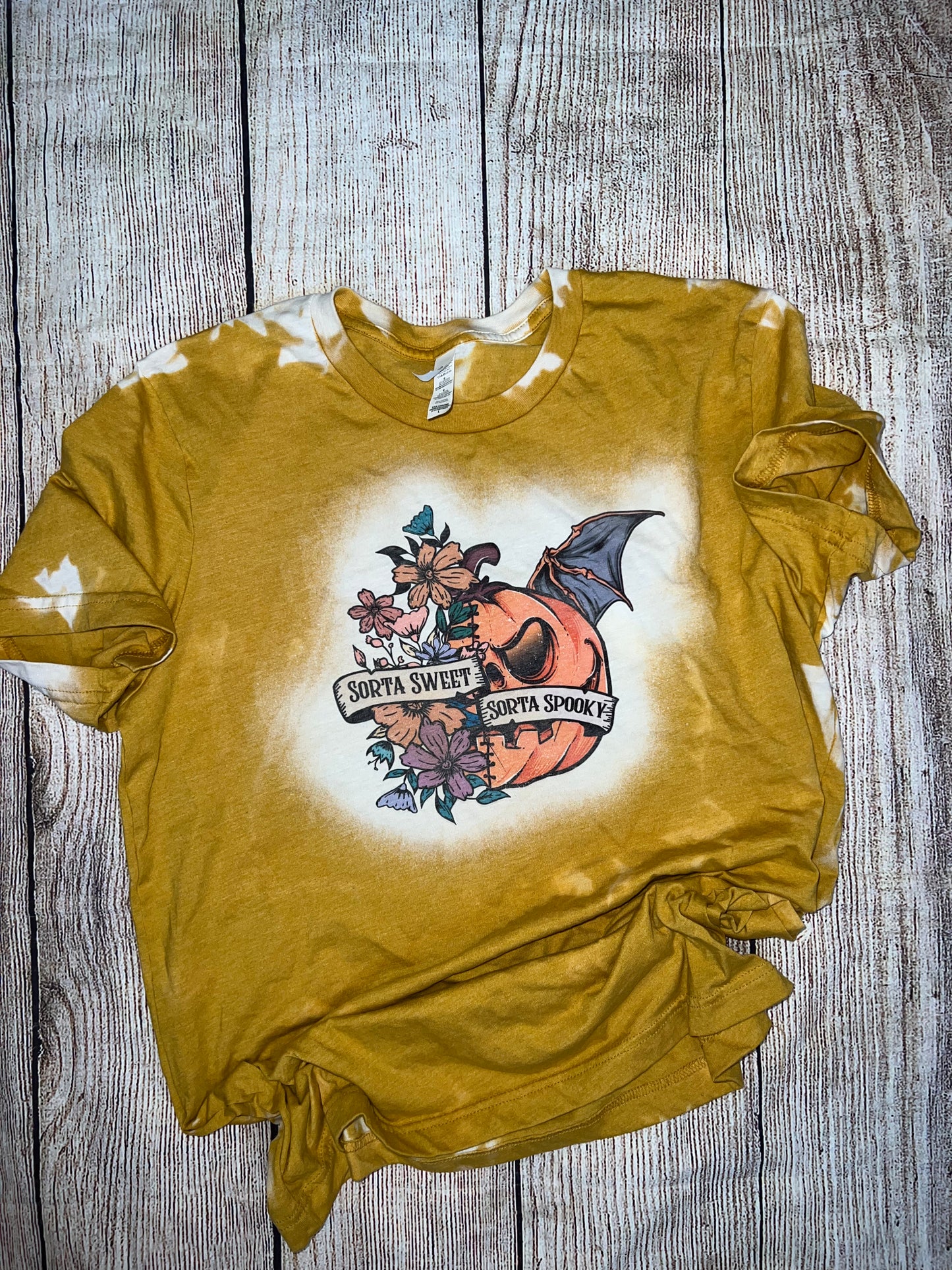SWEET & SPOOKY Bleached Tee