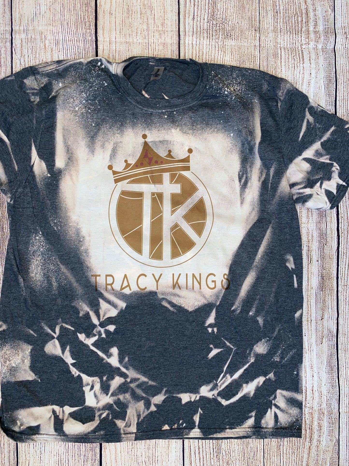 TK Bleached TK original logo Tee