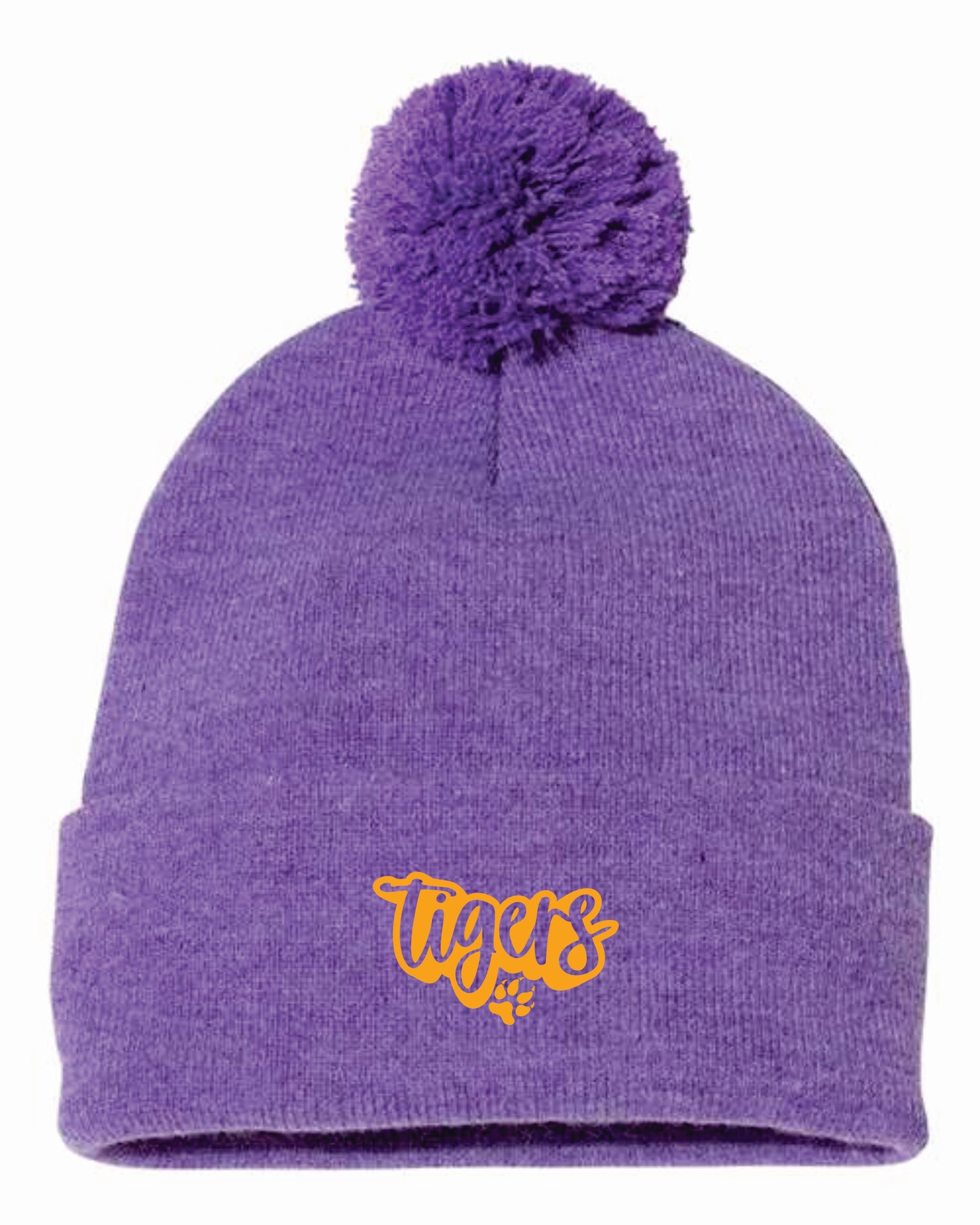 Traina Tigers Pom Beanie