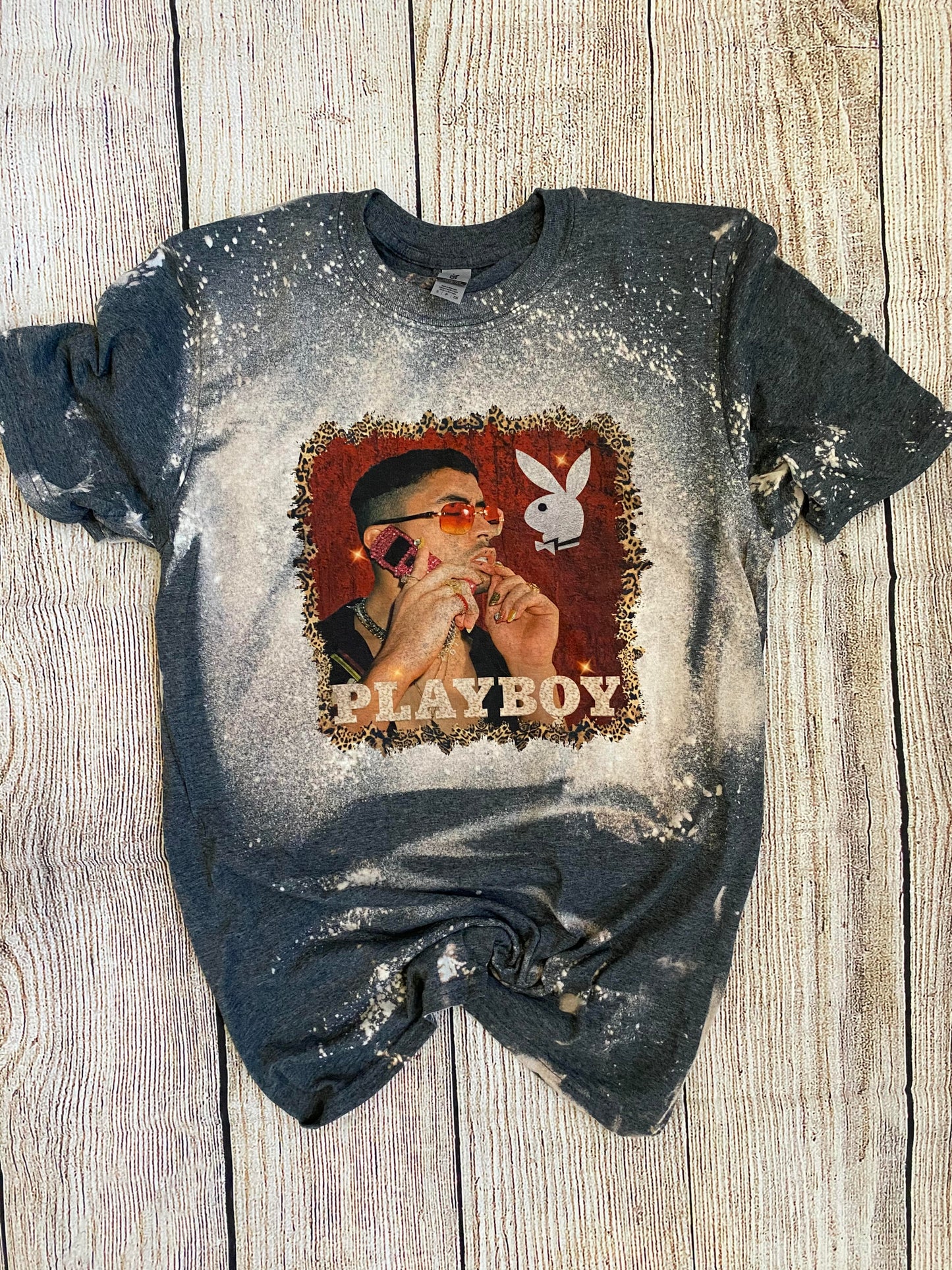 Bunny PlayBoy Bleached T-Shirt