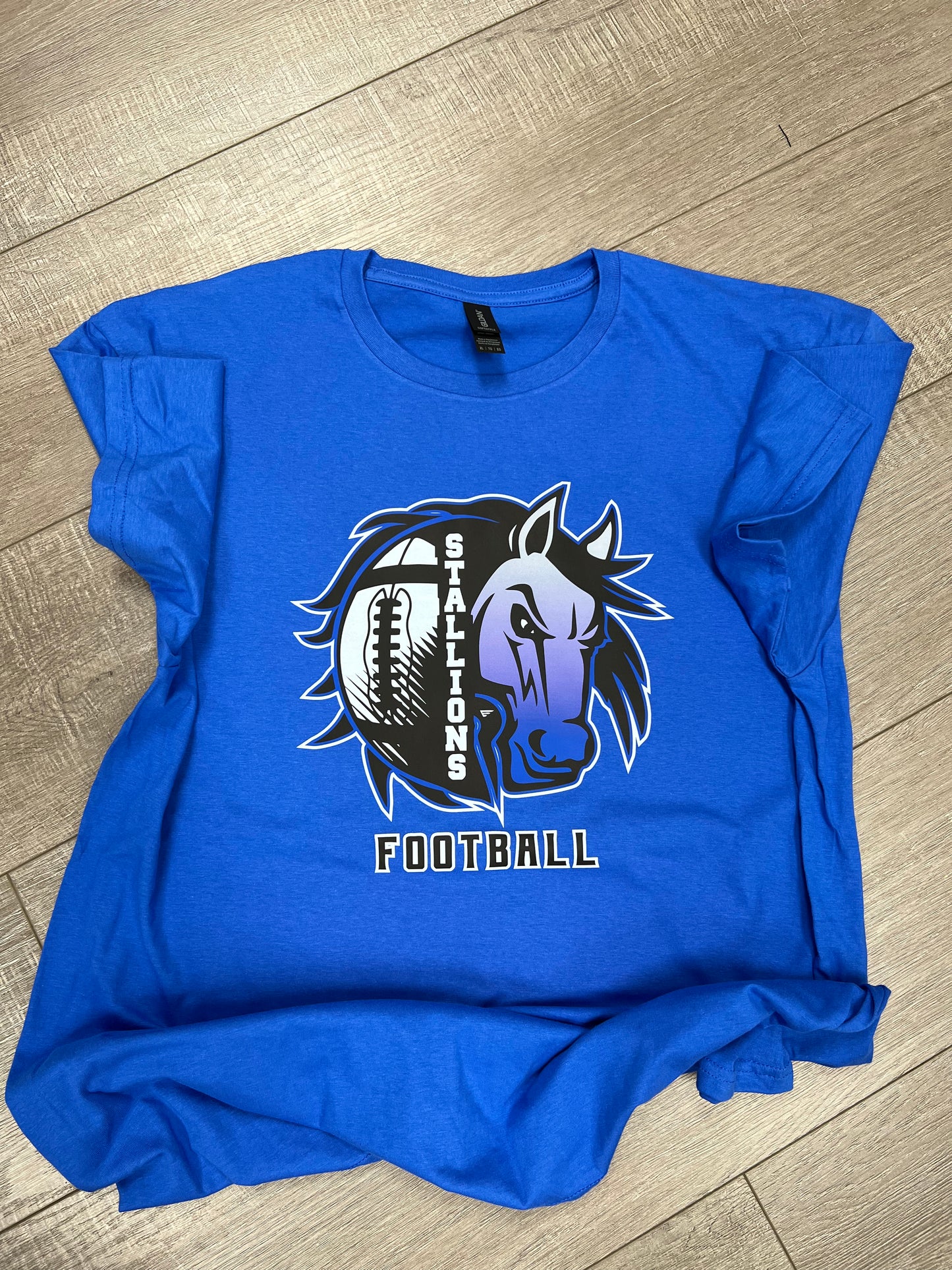 MH  STALLIONS MAD FOOTBALL GAME DAY TEE