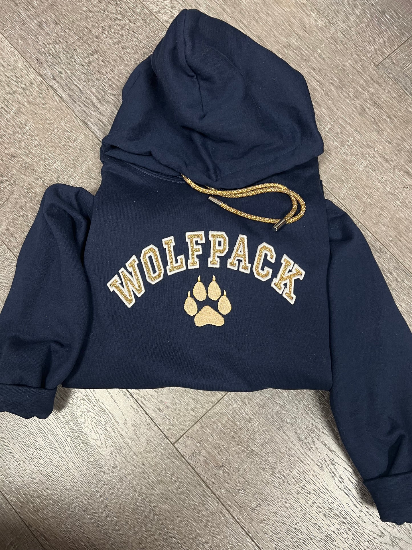 Wolfpack Spirit Hoodie embroidered