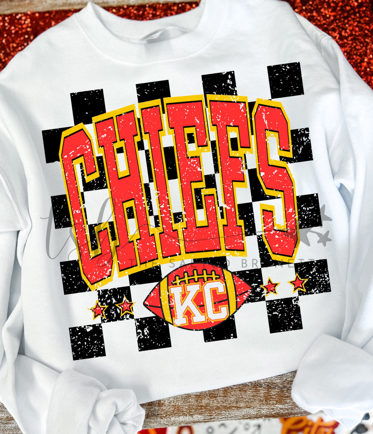 Chiefs KC checkered