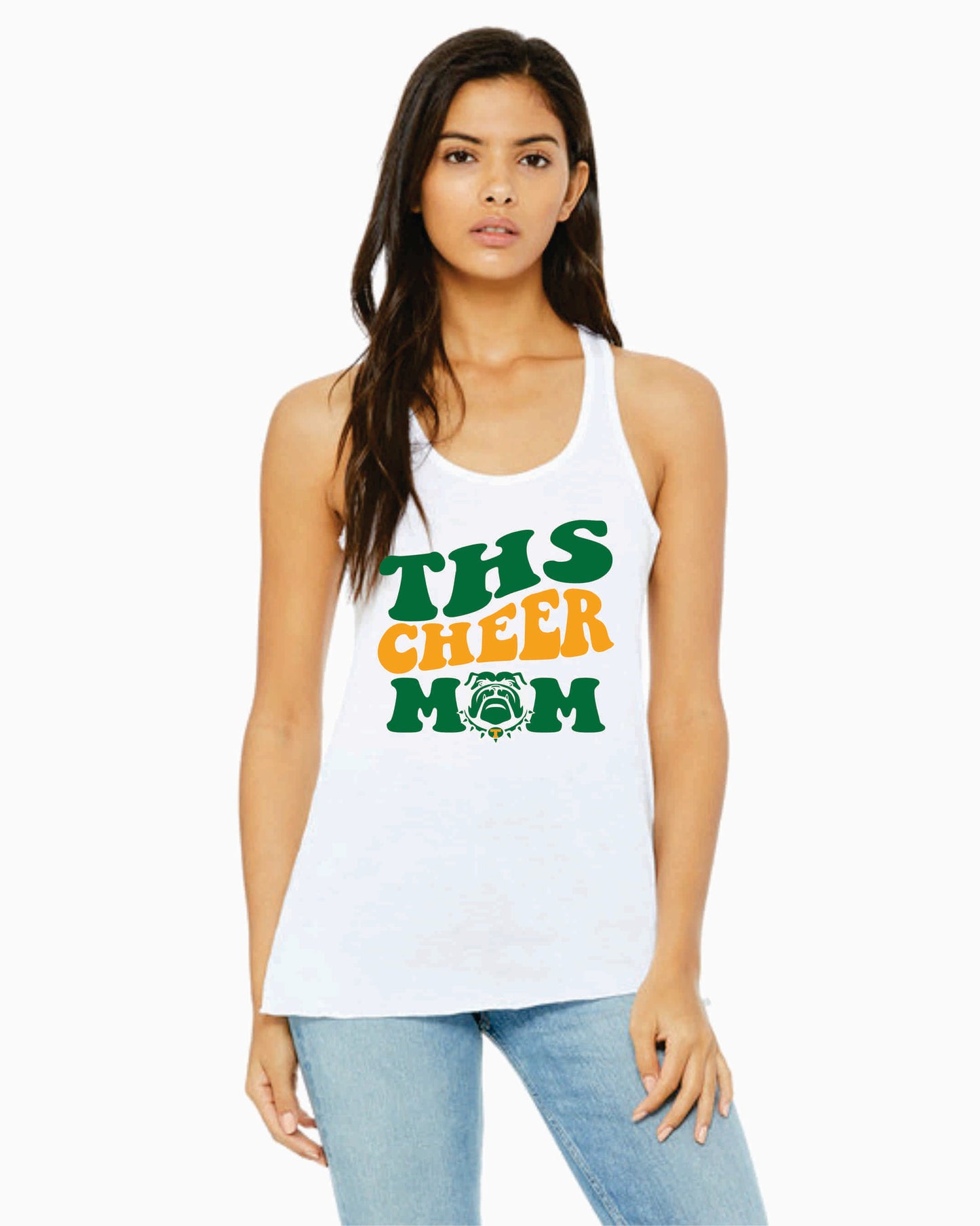 THS CHEER MOM FLOWY TANK