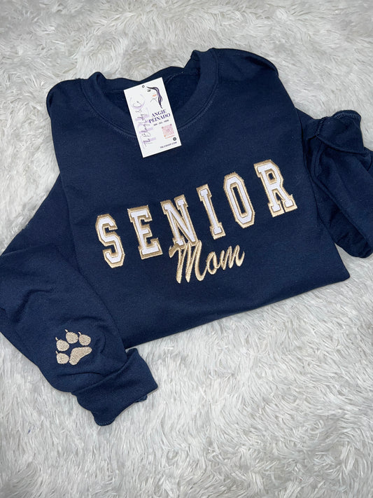 Senior Mom Spirit Hoodie embroidered