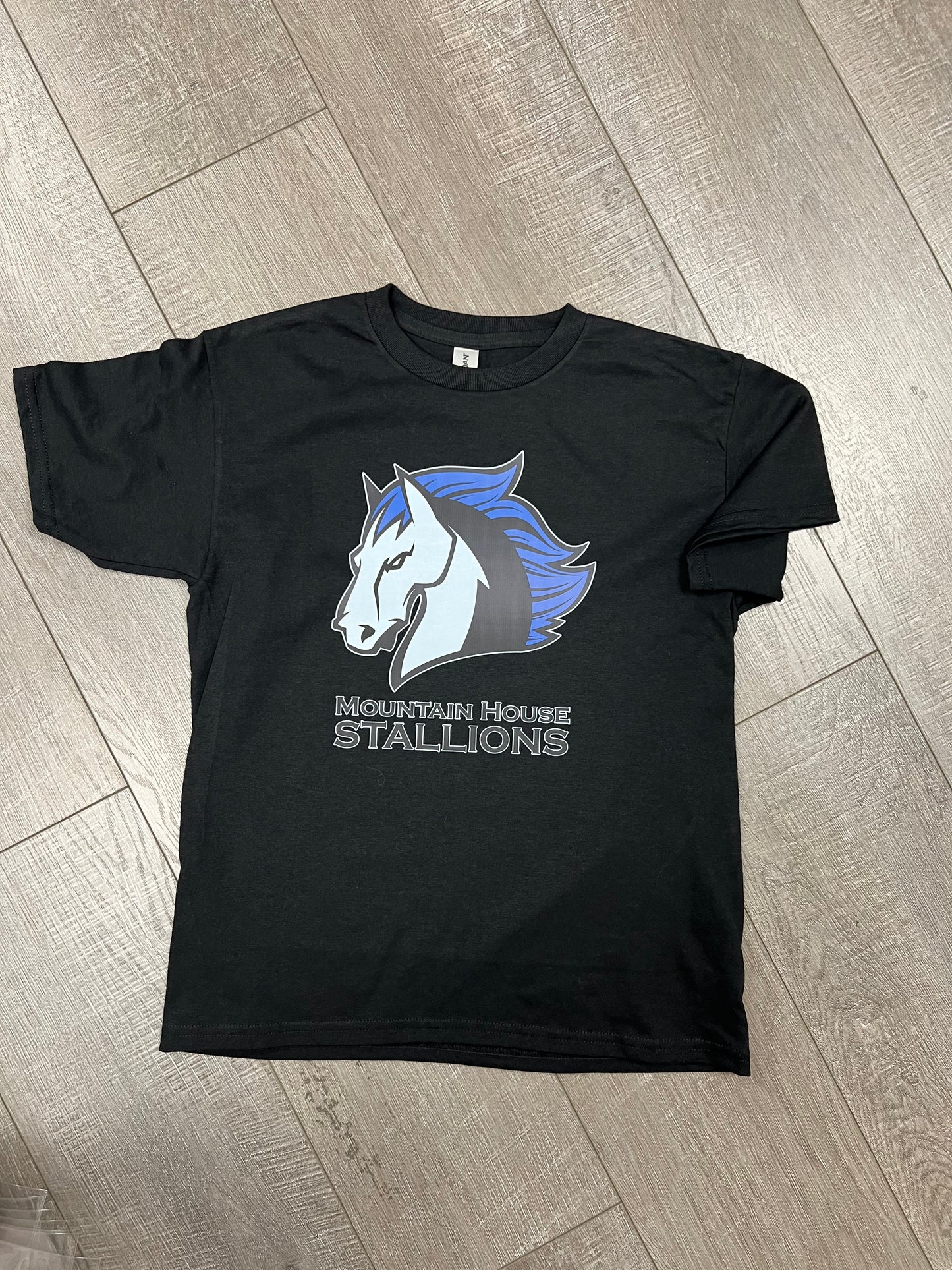 MH  STALLIONS BLACK TSHIRT