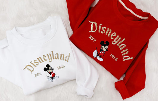 Mouse EmbroideredSweatshirt