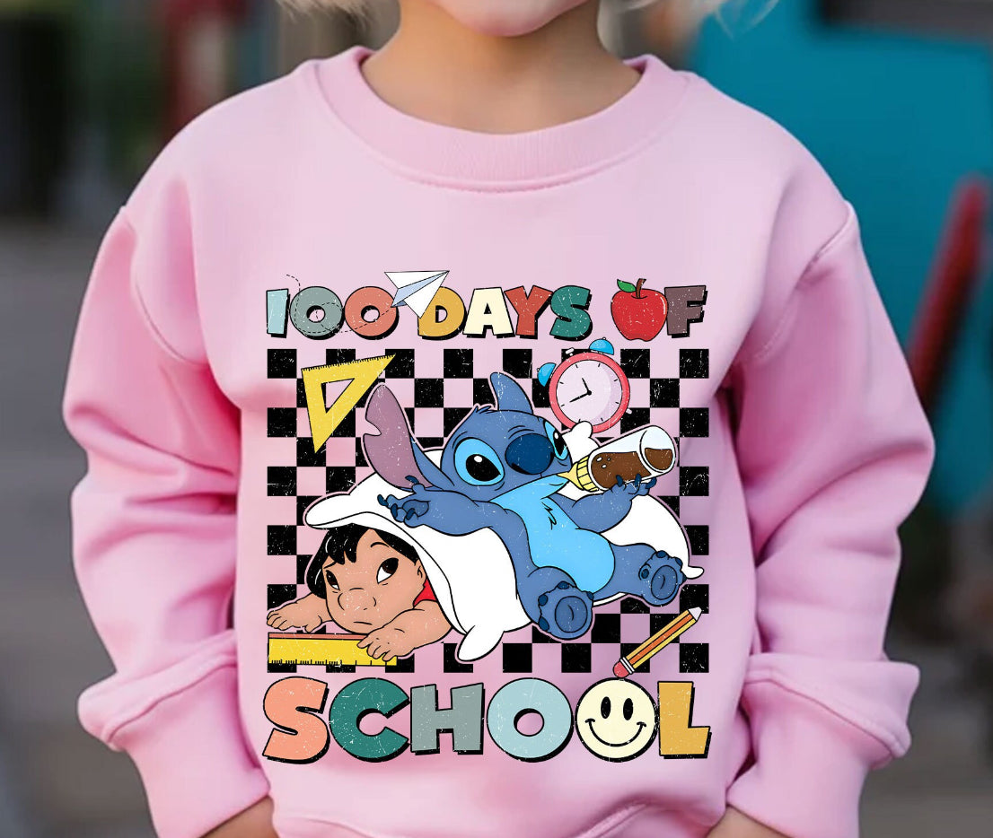 Lilo & Alien 100 Days of School sweatshirt