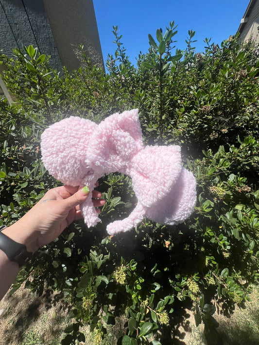 Pink Sherpa Ears