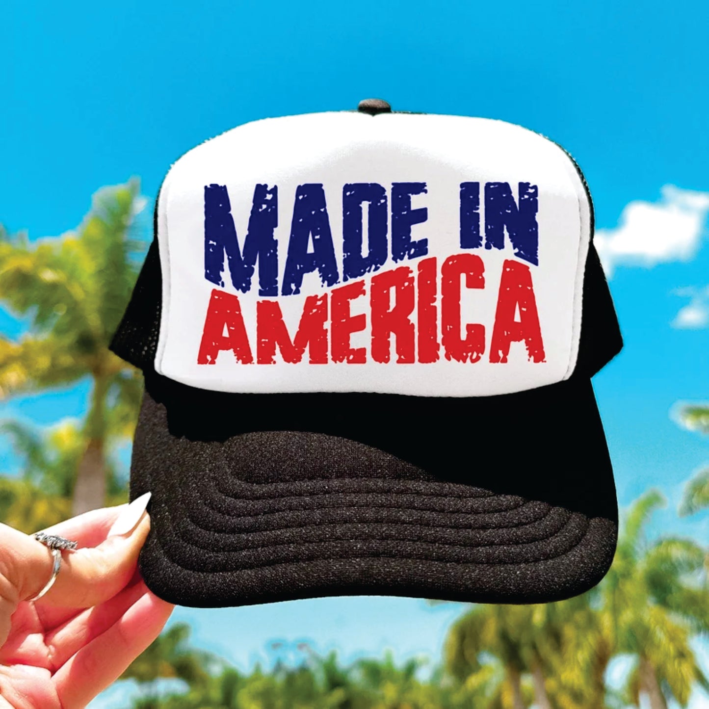 MADE IN AMERICA TRUCKER HAT