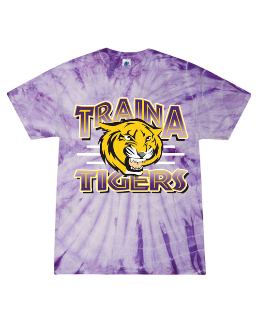 Traina Tiger Tie Dye Logo