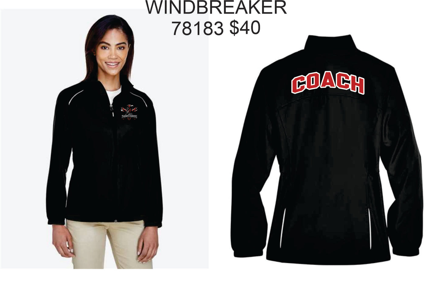 2026 Thunderbirds Ladies Windbreaker