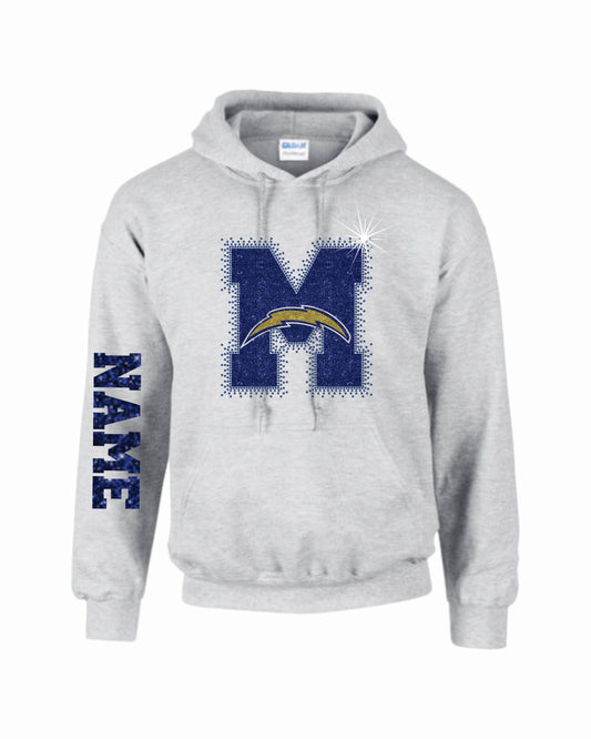 MC CHARGERS BLING HOODIE
