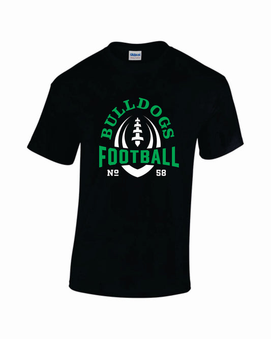 THS FOOTBALL BULLDOGS ATHLETE TEE